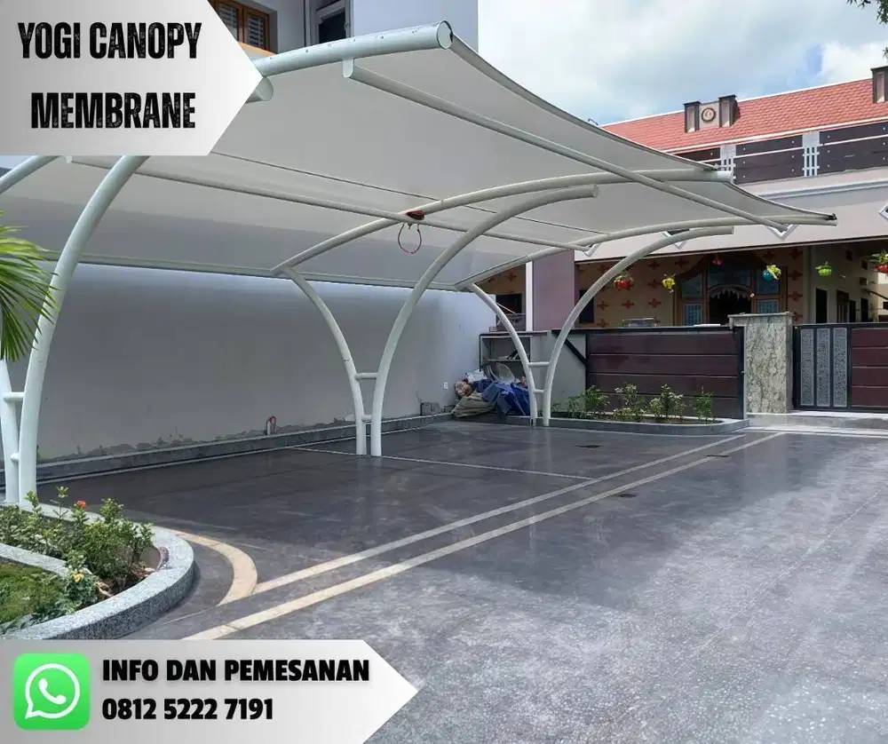 Kanopi membrane lapangan padel