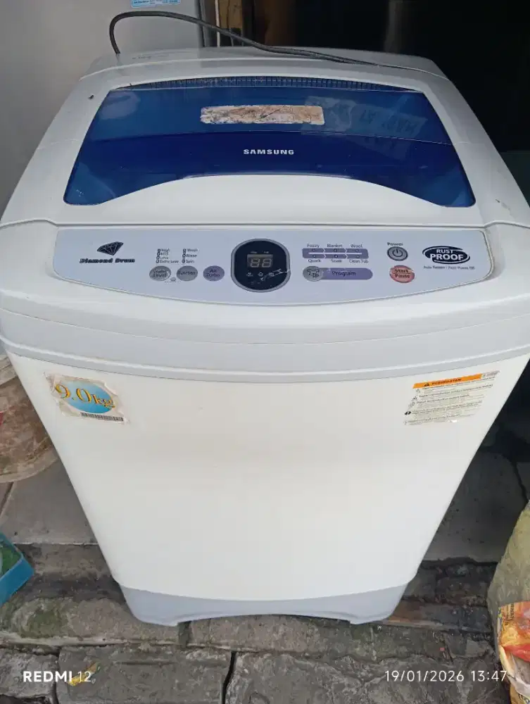 mesin cuci top loading Samsung 9 kilo normal