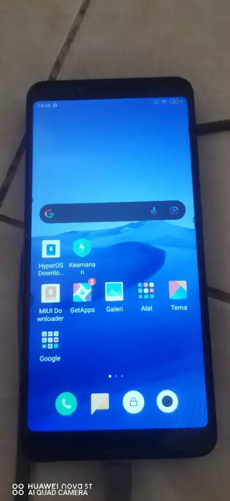 redmi note 5 ram 6/64 batangan hp saja