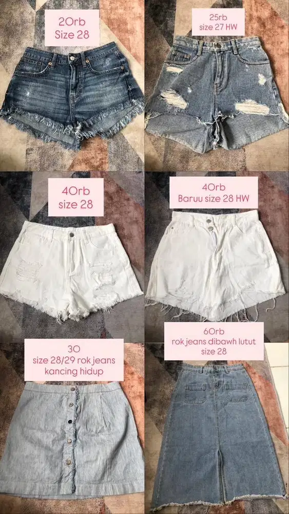 Preloved celana jeans