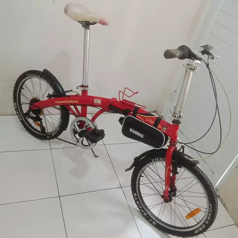SEPEDA LIPAT ELEMENT UK 20 SPEED 7. NORMAL LANGSUNG PAKAI