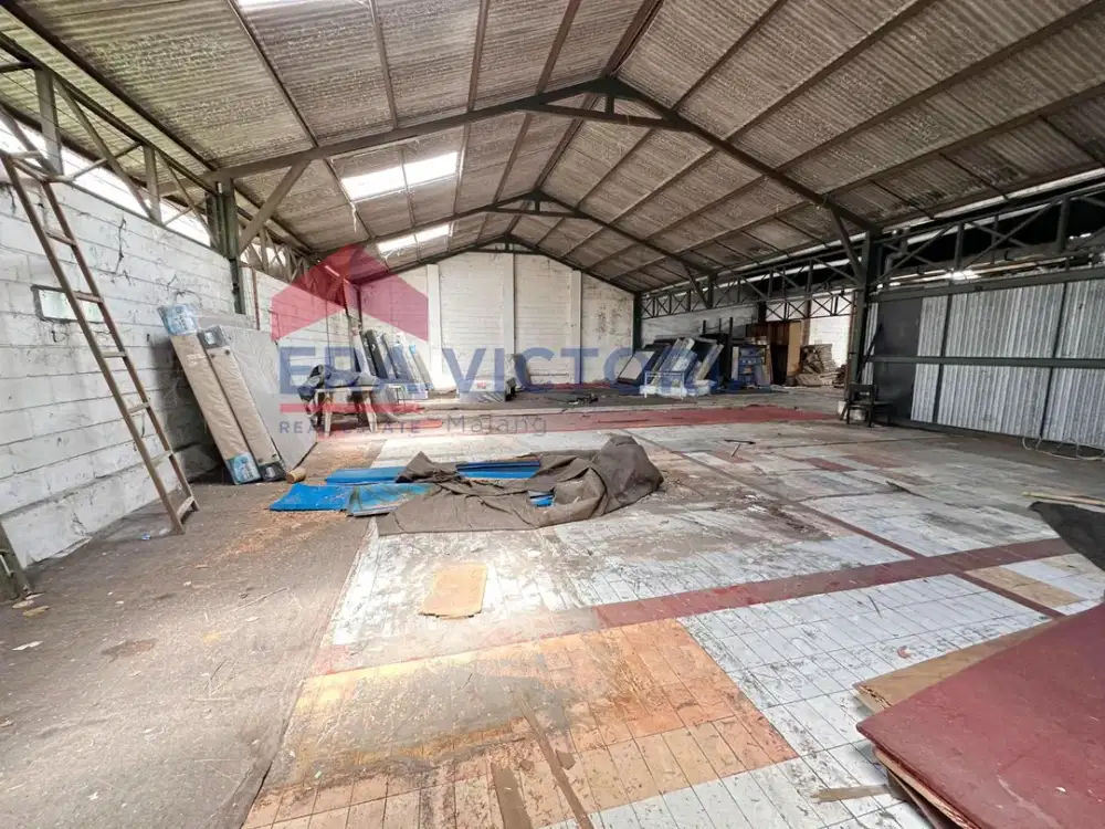 Dijual Gudang Strategis Lowokwaru Malang Akses Jalan Lebar Dekat Suhat