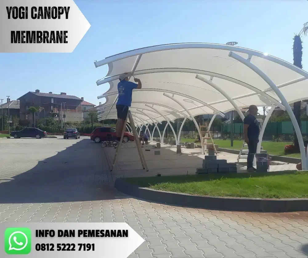 Kanopi Membrane Pemasangan Cepat Gratis Design