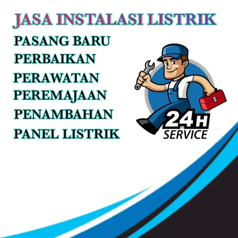 Jasa instaasi listrik rumahan .kantor .restoran .pabrik dan lain lain
