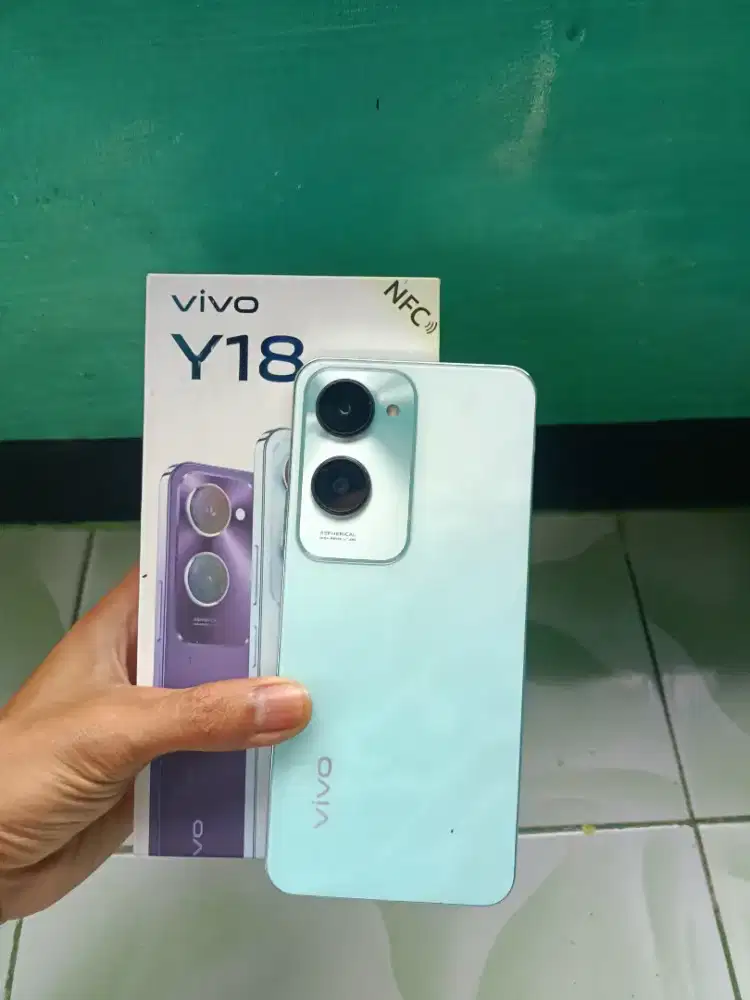 Vivo y28 ram 6/128 fullset no minus