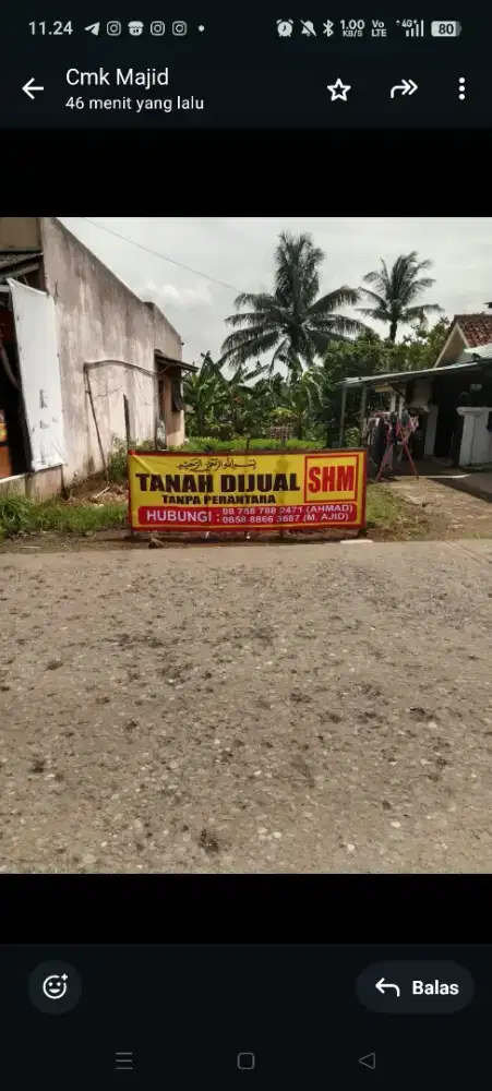 Bismillah Tanah Dijual BU