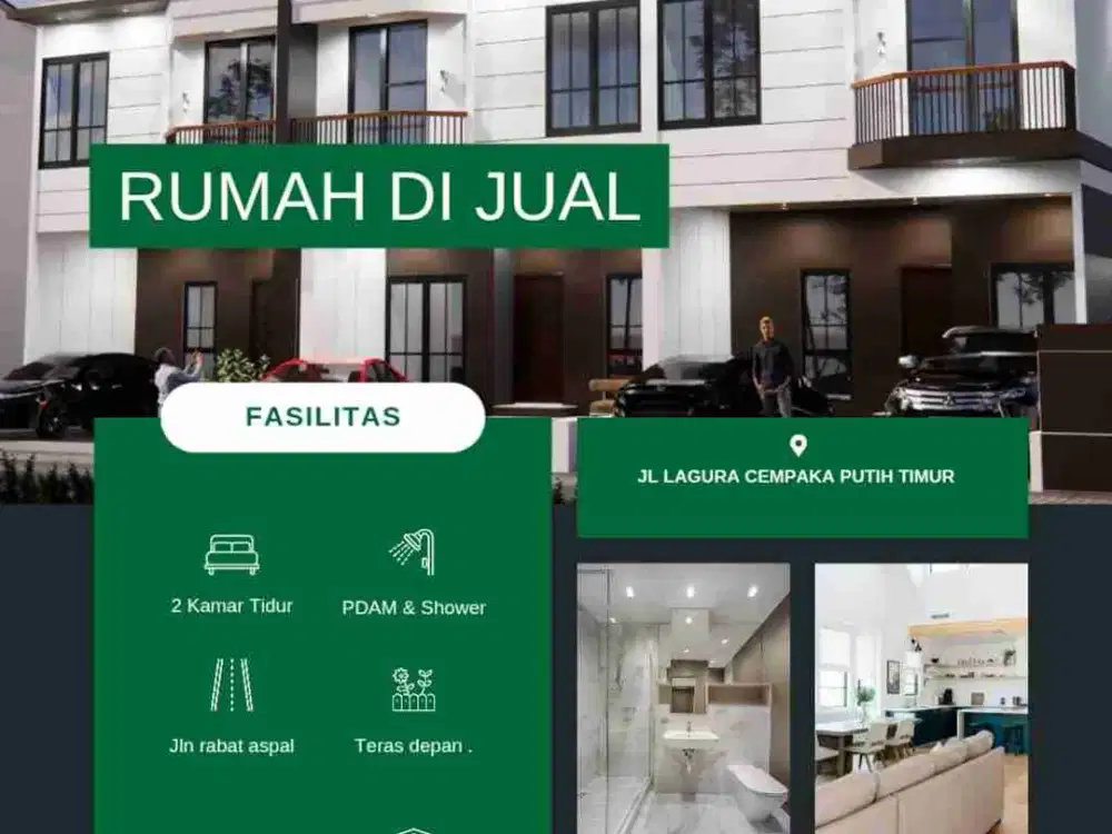 Di jual Rumah Impian murah Cempaka putih di tengah kota Jakarta pusat