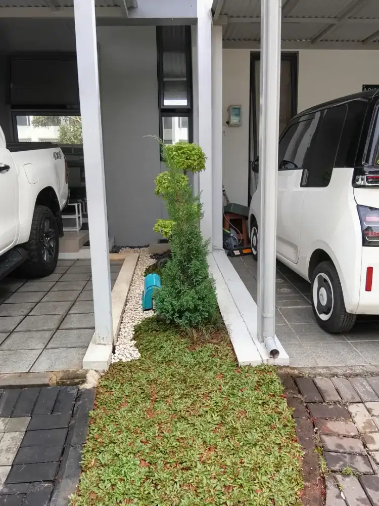 Pembuatan taman kecil