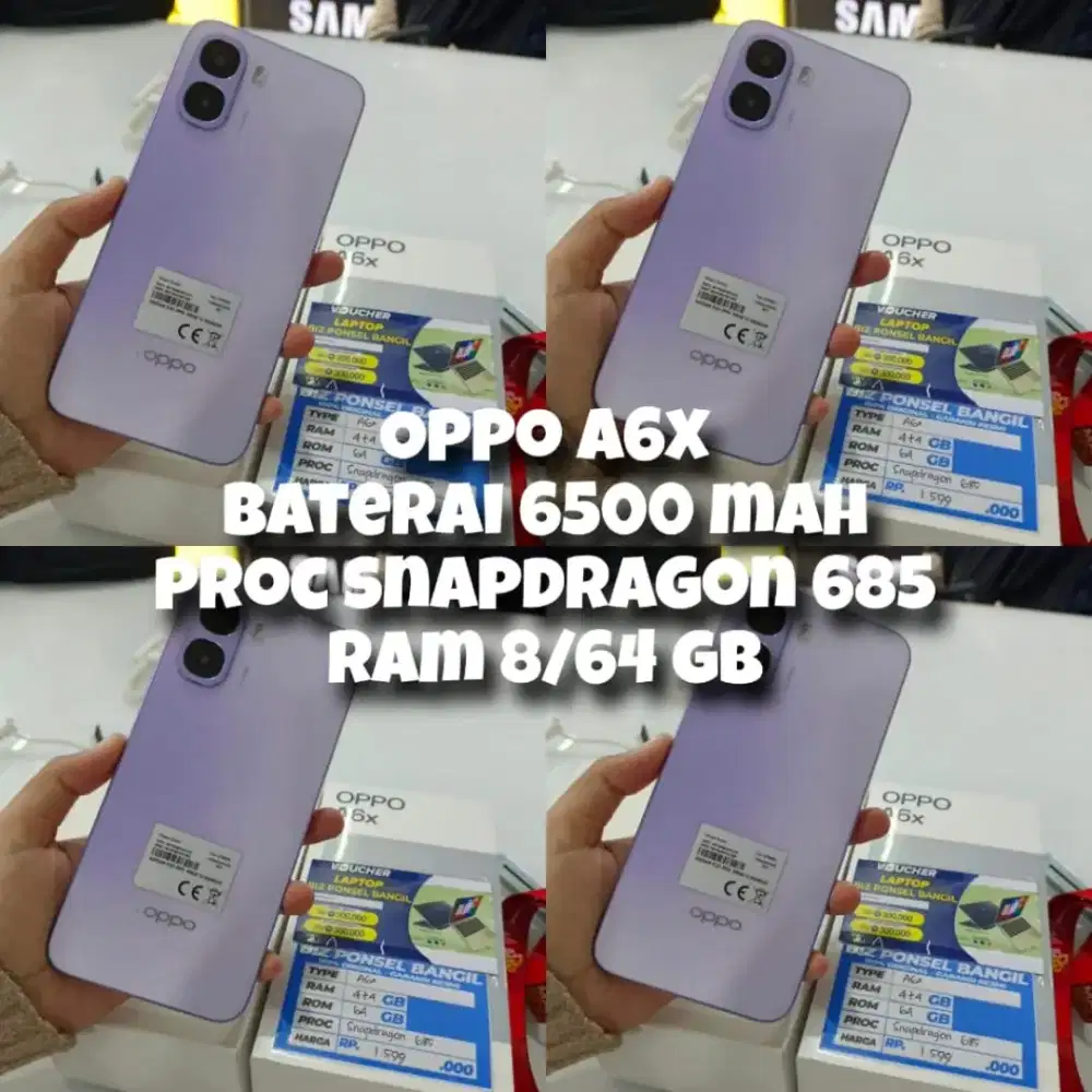 OPPO A6X ram 8 GB