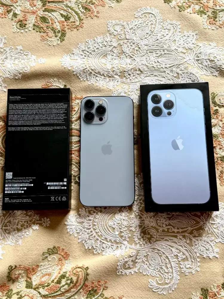 iPhone 13 Pro Max 256GB – Sierra Blue – Ex iBox Resmi
