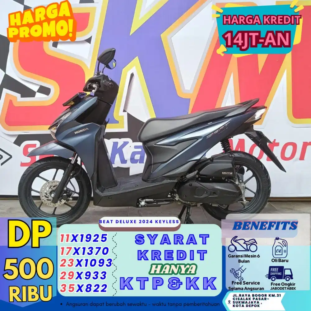Dp 500rb kredit beat deluxe 2024 keyless