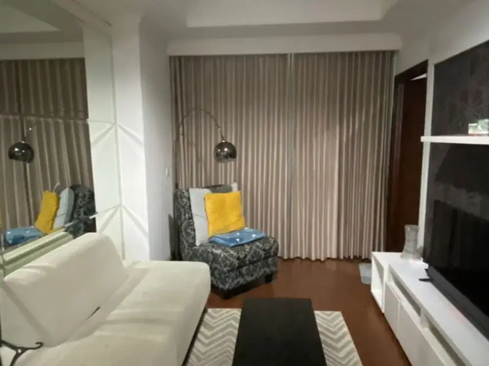 FOR SALE / FOR RENT Apartemen Denpasar Residence Kuningan City 2BR - Furnish Close to LRT MRT Busway One Satrio