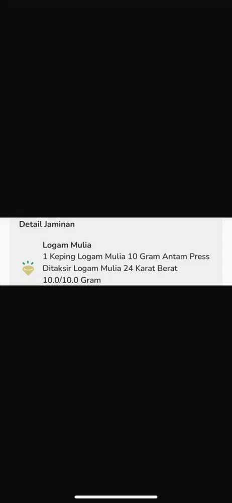Logam Mulia (Emas Batangan) 10 Gram Antam 24 Karat