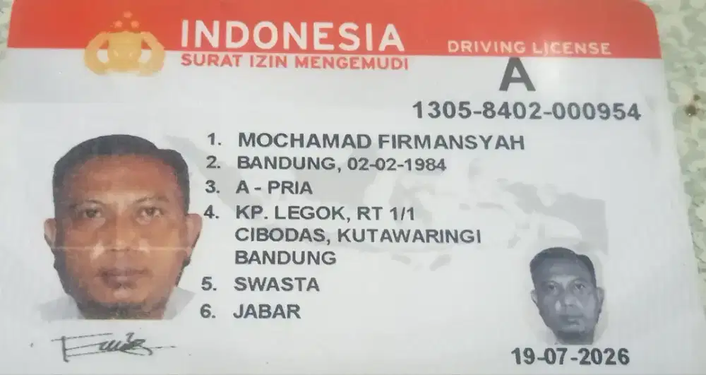 Siap kerja sebagai driver
