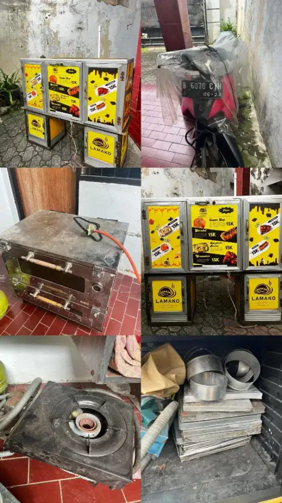 JUAL PAKETAN USAHA GEROBAK + MOTOR