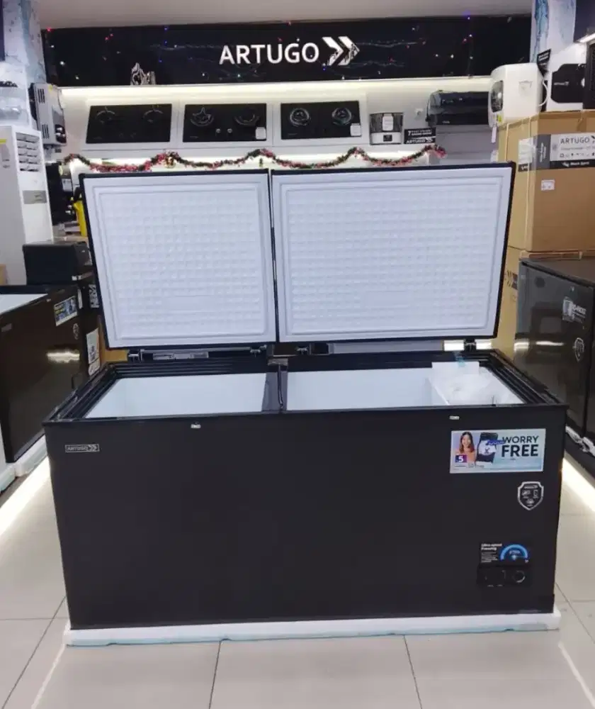 Frezzer Box Artugo dengan kapasitas 590Liter Promo Cicilan bunga 0%