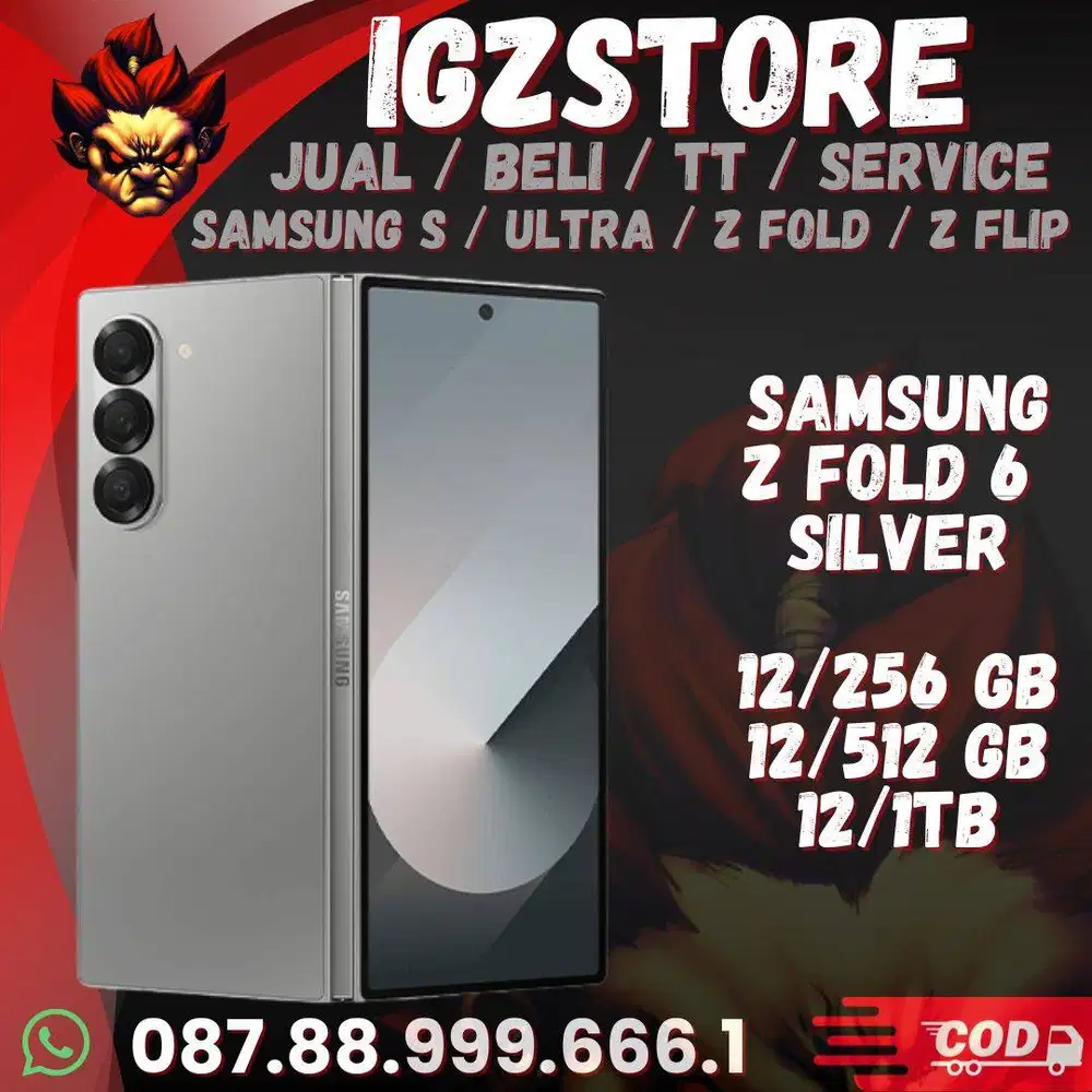 Samsung Z Fold 6 12/256/512/1tb FULLSET Mulus No Minus