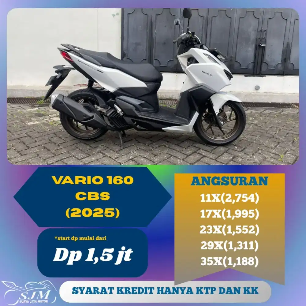 HONDA VARIO 160 CBS 2025 CASH & KREDIT