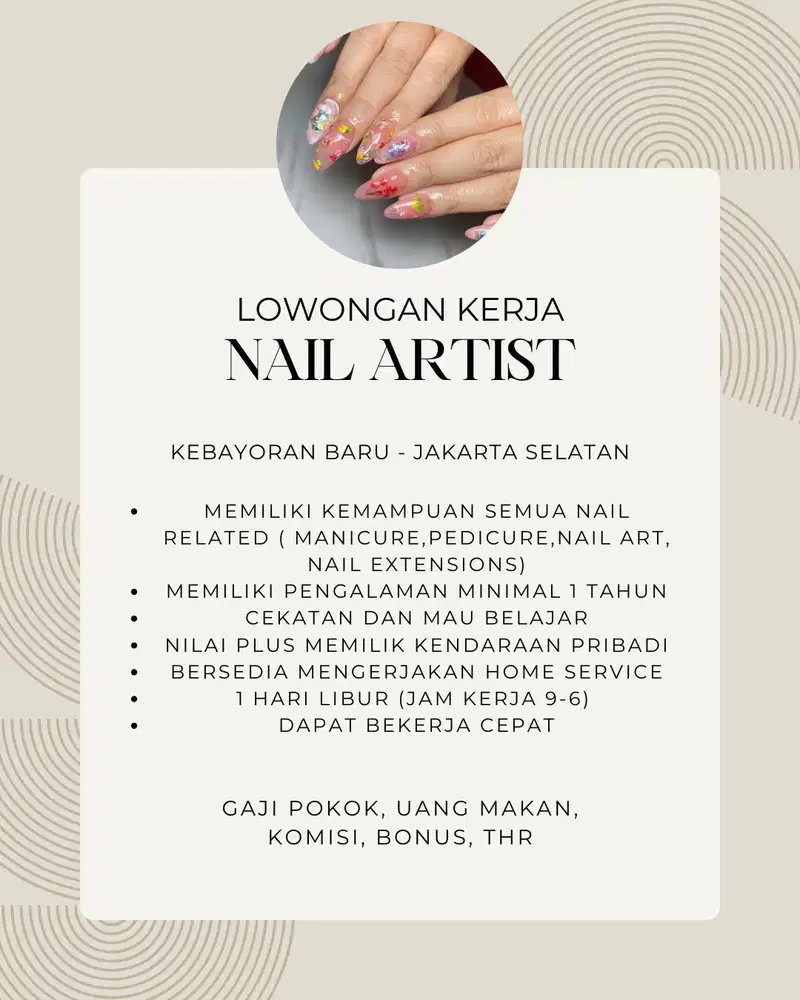 NAIL THERAPIST BERPENGALAMAN