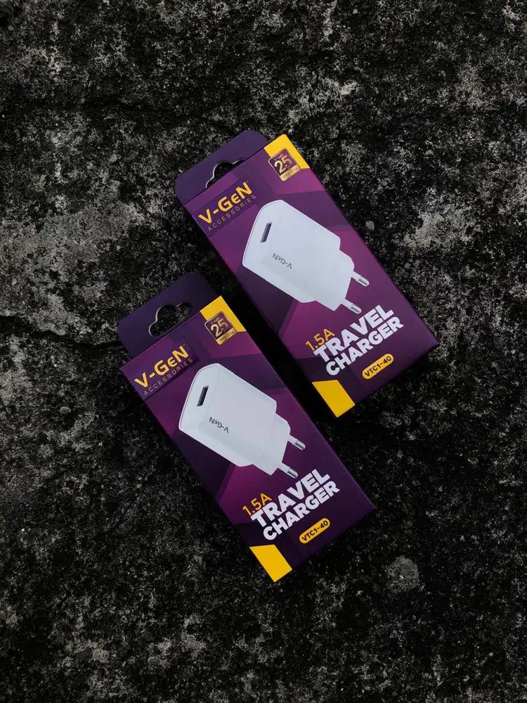 V-GEN Travel Charger VTC1-40 Single USB 1.5A
