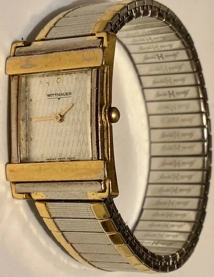 Wittnauer Womens Watch Swiss Runs Gold And Silver Tone