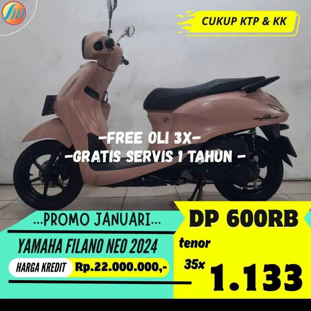 DP CUKUP 600RIBU YAMAHA GRAND FILANO NEO 2024 ANGSURAN TERJANGKAU