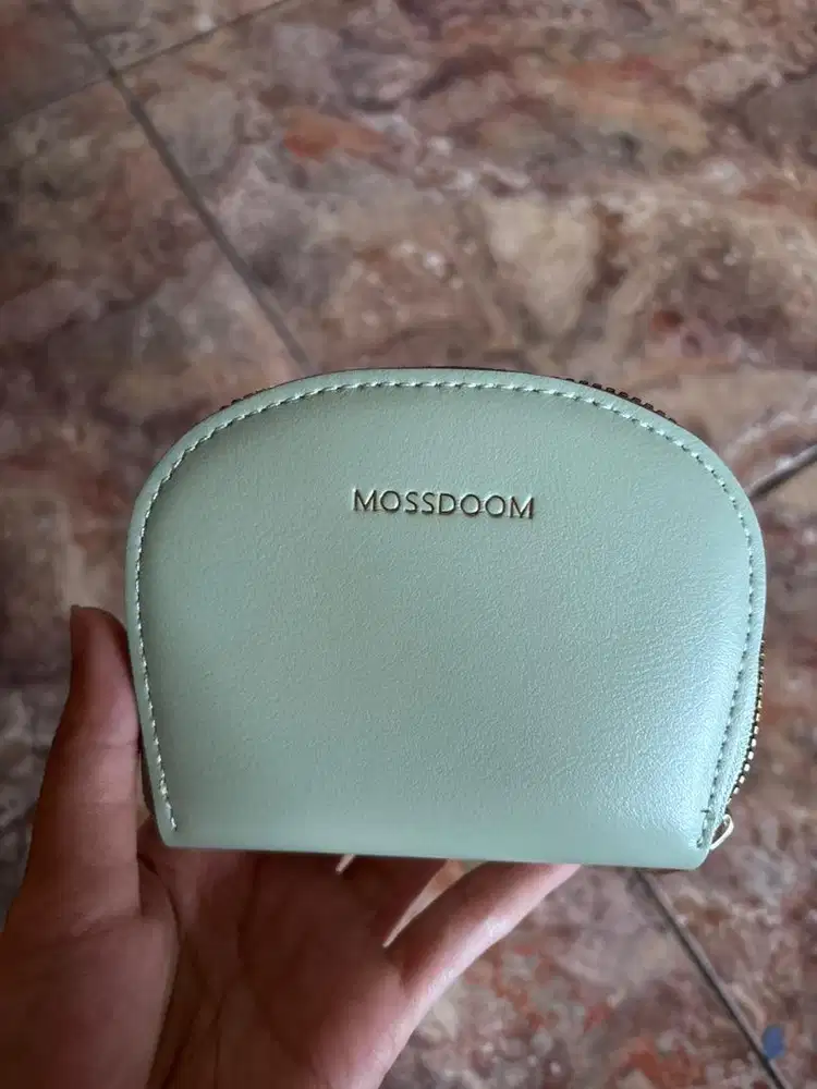 Dompet card holder mossdoom warna green