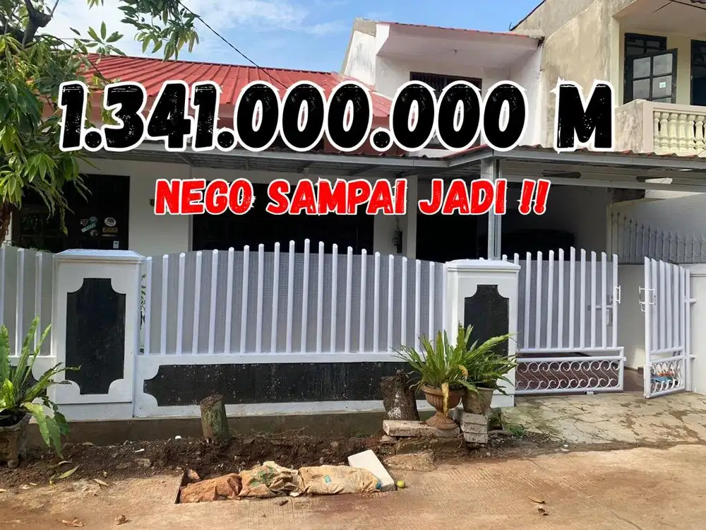 TURUN HARGA JAUH, Luas tanah 165m, LOKASI STRATEGIS, NEGO SAMPAI JADI