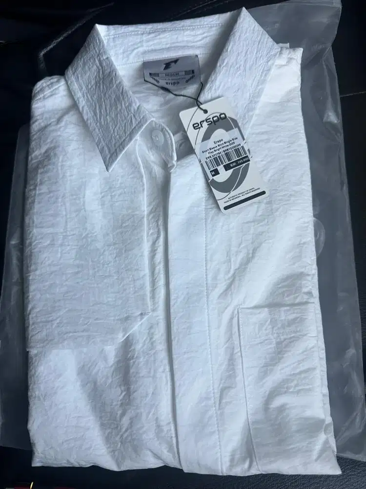 KEMEJA PUTIH ERSPO SINGLE SIDE FLAP