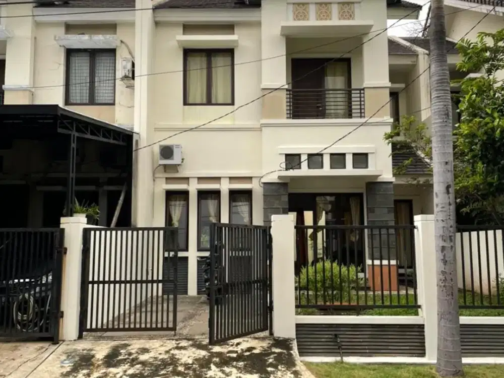 Rumah Cluster Aralia 2 Lantai Siap Huni Depan Taman