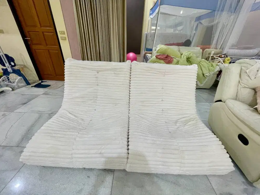 Sofa Pabric Sofa Multifungsi Bahan Codoray halus New Sofa BeanBag 1pcs