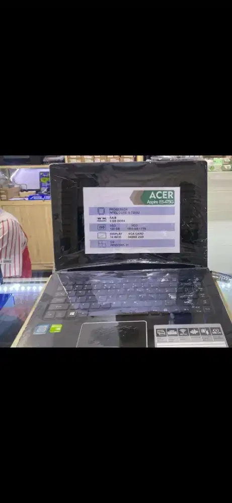 JUAL LAPTOP ACER ASPIRE E5-475G – SECOND MULUS