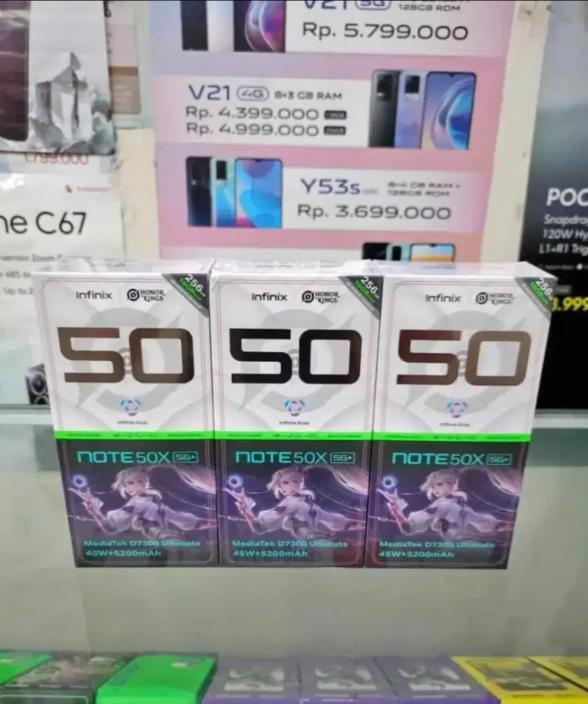 INFINIX NOTE 50X 5G RAM 8/256 SEGEL RESELLER WELCOME