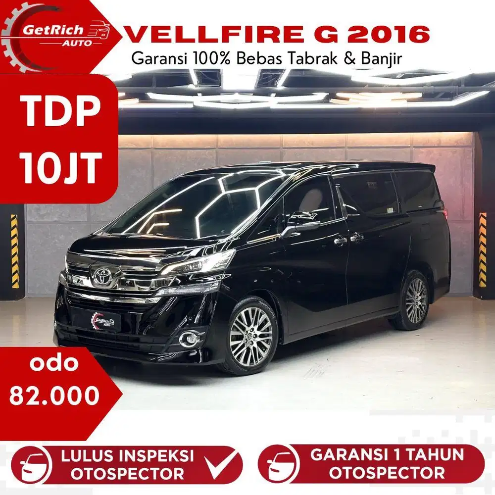 Hitam Mulus!!! Toyota Vellfire G 2016 At 2016