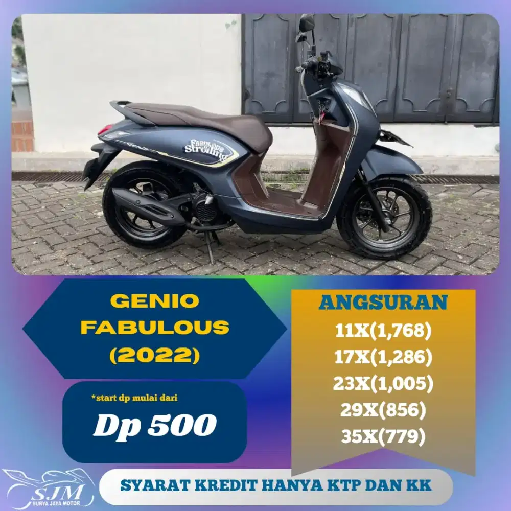 HONDA GENIO FABULOUS 2022 SUPER MANTAPP