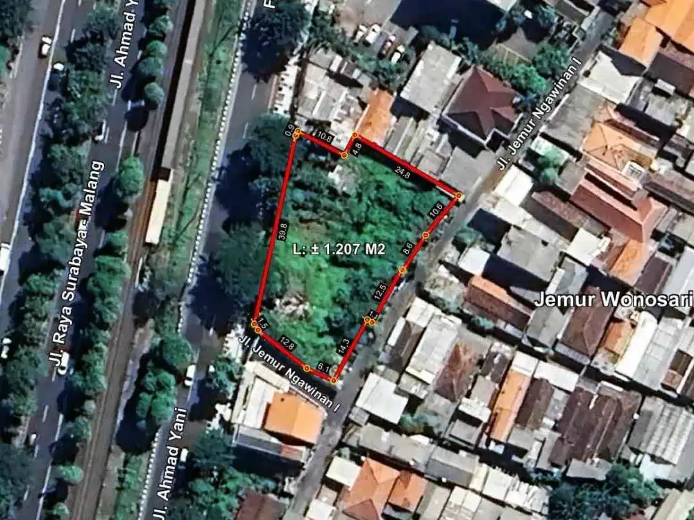 Frontage a yani kota surabaya