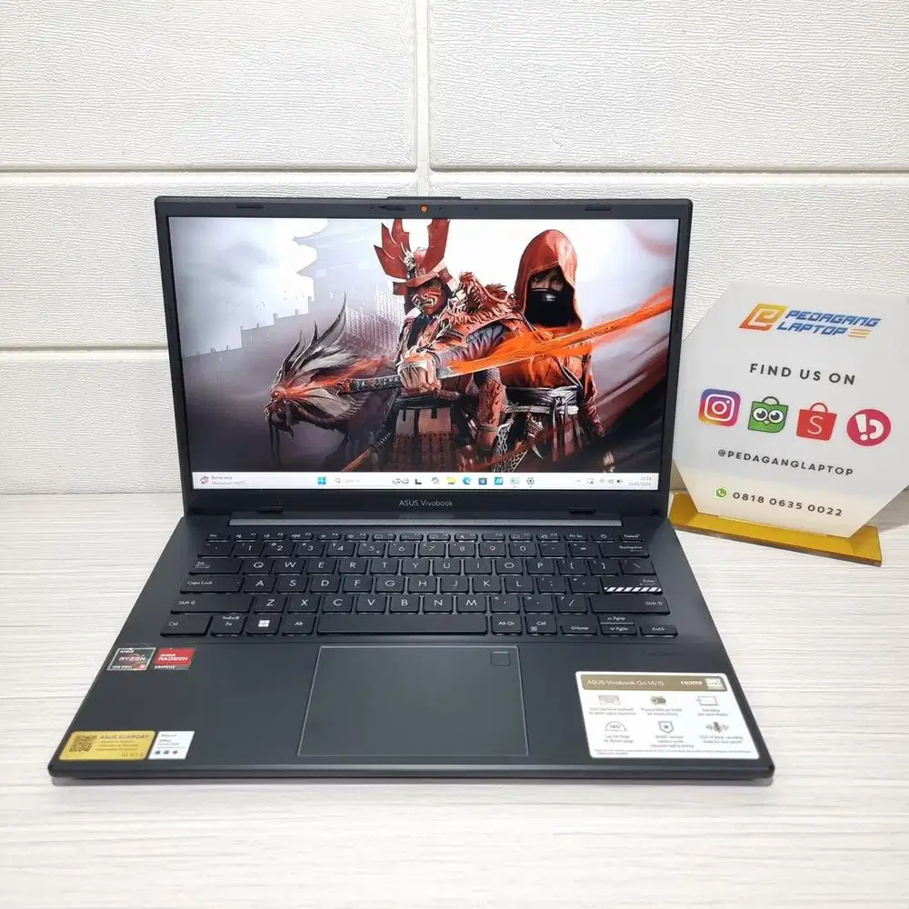 ASUS VIVOBOOK GO 14 E1404FA-VIPS5851M RYZEN 5-7520U 8GB/512GB FHD IPS