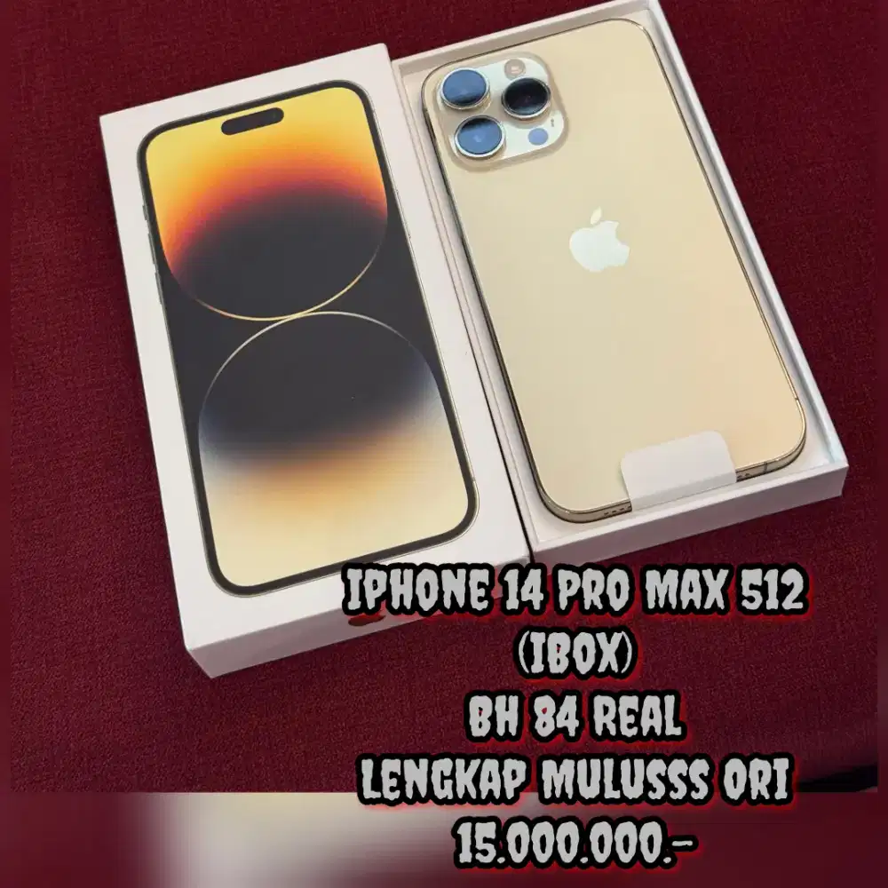 Iphone 14 Pro Max 512 (iBox) Bh 84 Real