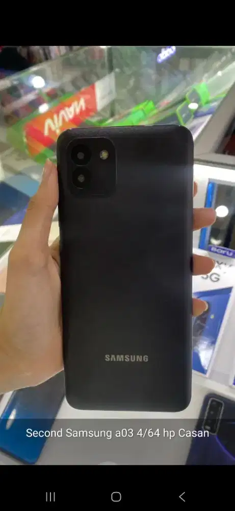 Jual Hp Samsung A03 ram 4/64 Second