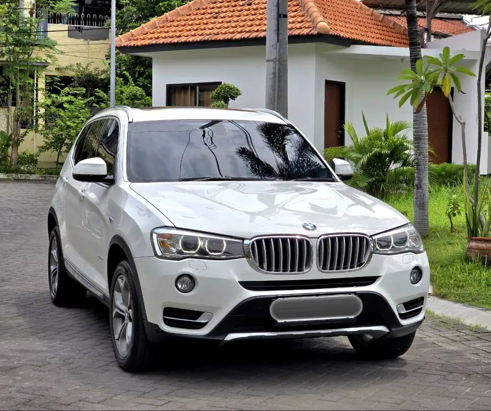 (ODO 50 RB) BMW X3 SUNROOF AWD X DRIVE PMK 2016 WARNA PUTIH