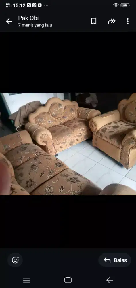Jual murah 1set sofa
