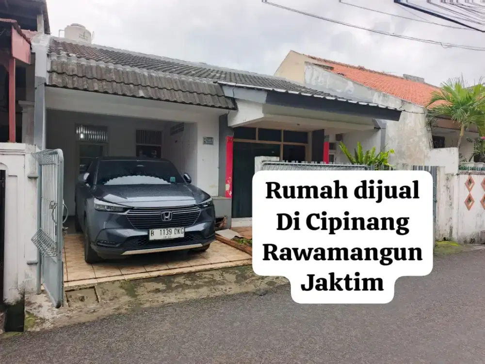 DIJUAL RUMAH DI CIPINANG RAWAMANGUN JAKARTA TIMUR