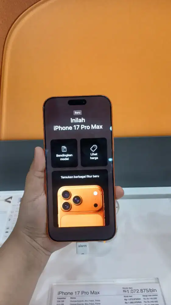 CICILAN HP IPHONE 17 PROMAX