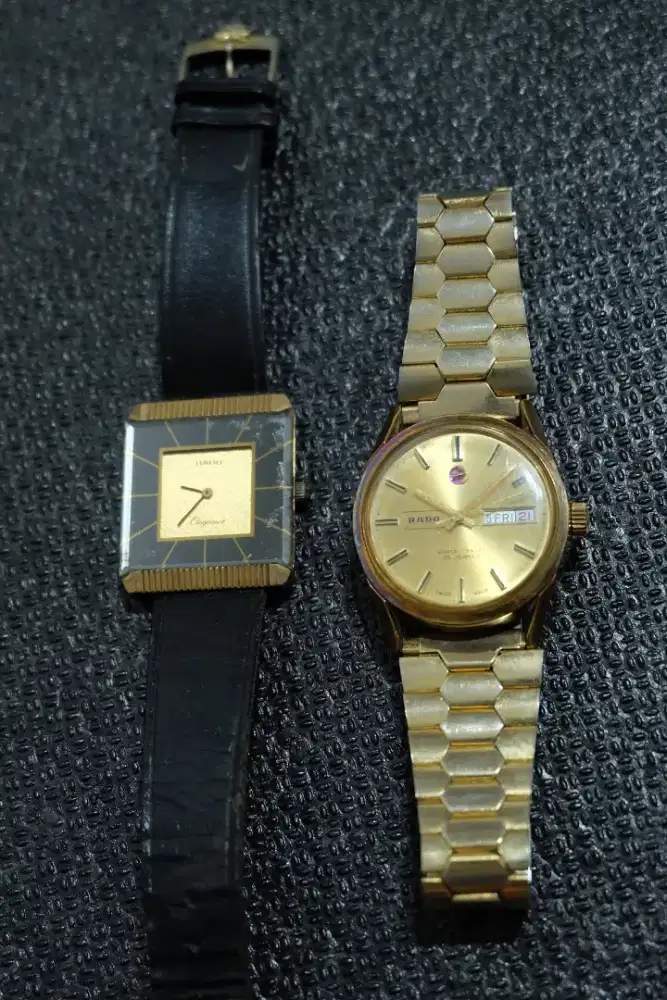 -Rare Item- Jam RADO Vintage ada 2 pcs kondisi second, jam langka