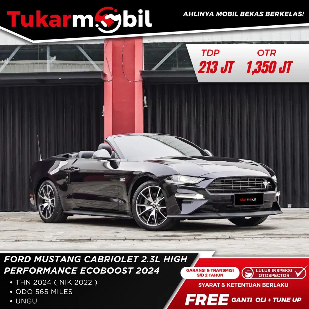 Ford Mustang Cabriolet 2.3L High Performance EcoBoost Thn 2024