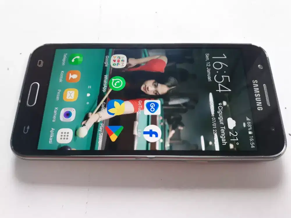 Samsung galaxy J5 2015 4G layar 5 in normal