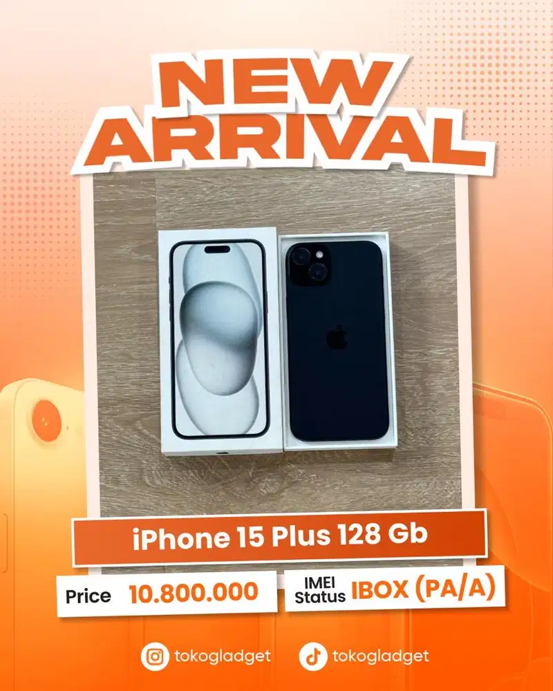 iPhone 15 Plus 128 Gb ex IBOX
