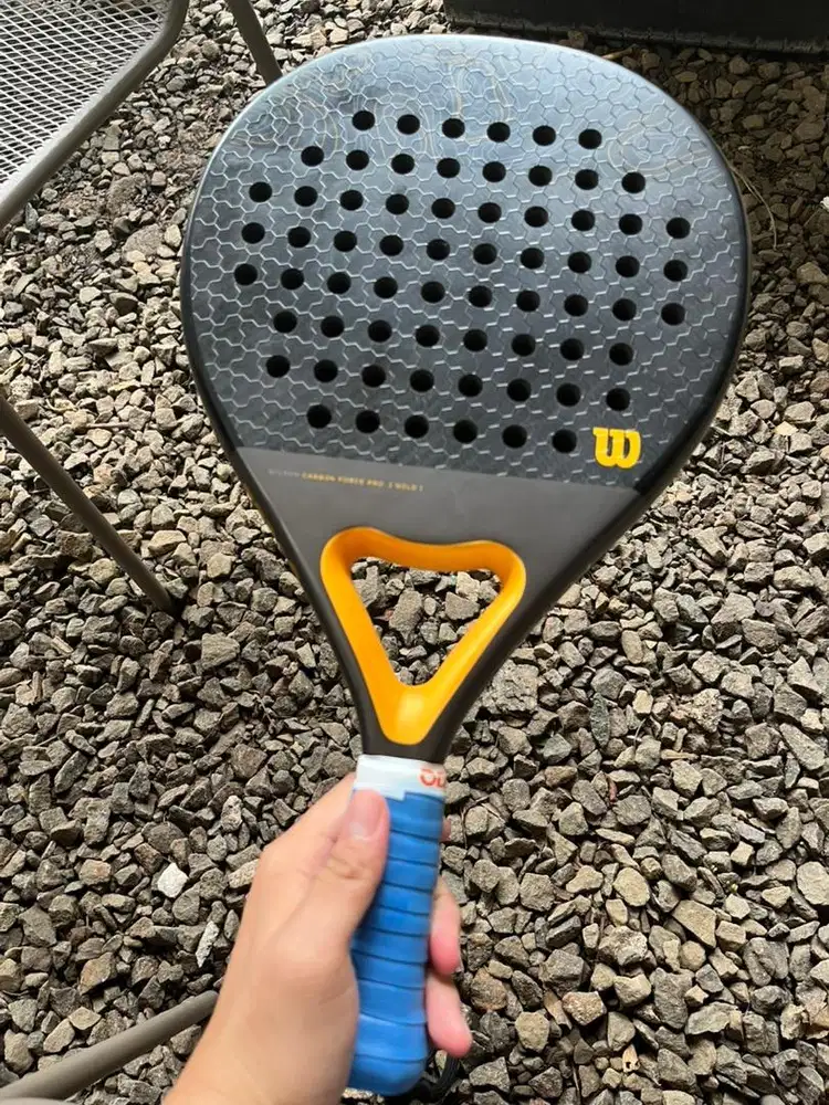 Raket Padel Wilson Carbon Force Gold