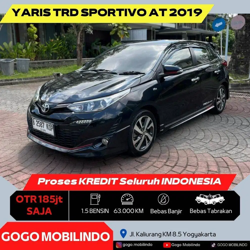 Toyota Yaris TRD Sportivo Matic 2019 ISTIMEWA DP Minim Kredit Murah