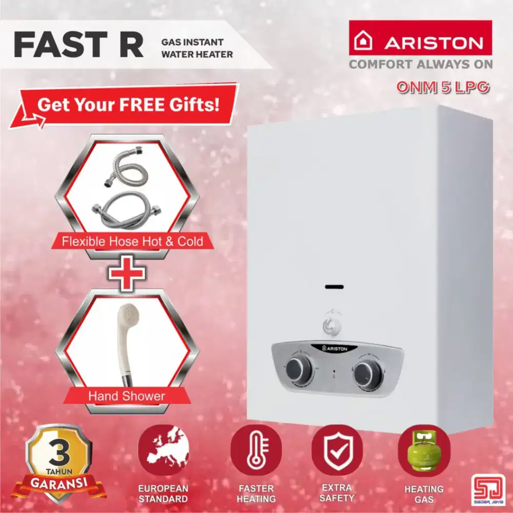 pemanas air dengan gas